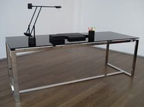 contemporary executive glass office desk with metal structure EXECUTIVE SABINOAPRILE/Interior Design