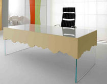 contemporary executive glass office desk GOST COLLECTION CA'ONORAI INTERIOR DESIGN