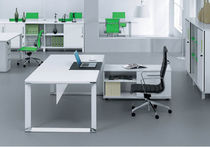 contemporary executive lacquered office desk 500 Jesper Office