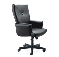 contemporary executive leather armchair MESA KI