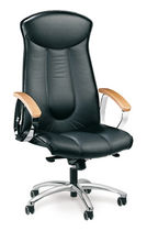 contemporary executive leather armchair (with headrest) MILLENIUM TOP by Giovanni Baccolini Ares Line