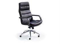 contemporary executive leather armchair CHANNEL by G. D. Harcourt Artifort