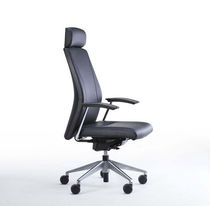 contemporary executive leather armchair (with headrest) ELECTA NEO OFITA