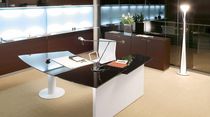 contemporary executive wooden and glass office desk DEDALUS by Studio Perin & Topan Associati  archiutti