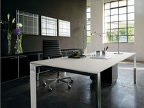 contemporary executive wooden office desk with metal structure DIAMOND Sintetica Industries