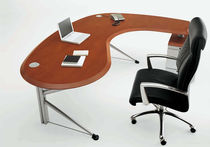 contemporary executive wooden office desk with metal structure CROSS by Stefano Getzel FOSAM