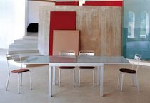 contemporary extending glass table DUPLO ROCCHETTI