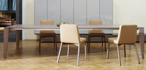 contemporary extending lacquered table SUBITO by NWW NEUE WIENER WERKSTAETTE