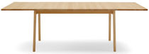 contemporary extending solid wood table GH006 by Hans J. Wegner Carl Hansen & Son