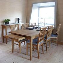 contemporary extending solid wood table ALVA G.A.D