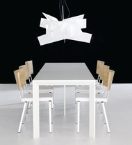 contemporary extending solid wood table CHAMFER by D.Franz&eacute;n & M.St&aring;hlbom KARL ANDERSSON