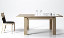 contemporary extending solid wood table GROOVE  Animovel