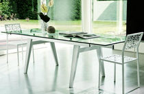 contemporary extending table (crystal) RAVENNA BERTO SALOTTI