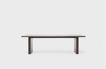 contemporary extending wood table SLIDER BENSEN