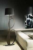 contemporary fabric floor lamp GATUSSA  COIM