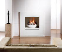contemporary fireplace (gas closed hearth) PALLADIO Platonic Fireplace