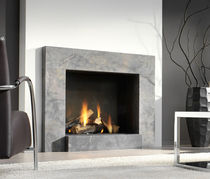 contemporary fireplace (gas closed hearth) LARGO Platonic Fireplace