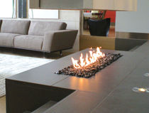 contemporary fireplace (gas open hearth) LINEAR BURNER  SPARK modern fires