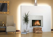 contemporary fireplace (wood-burning closed hearth) ANTHARES italiakalor