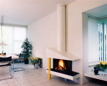 contemporary fireplace (wood-burning open hearth) CM 004 BLOCH DESIGN