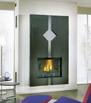 contemporary fireplace (gas closed hearth) DAINVILLE CHEMINEES PHILIPPE
