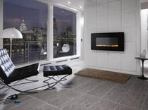 contemporary fireplace (wood-burning closed hearth)  ASMAZ WOOD FRAME CUSTOM HOMES