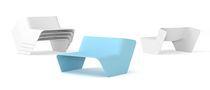 contemporary fireside chair LIT OUTDOOR by Aykut Erol 888 design