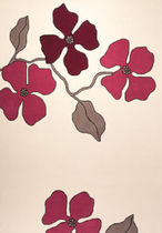 contemporary floral patterned rug SUNNY BLOSSOM : BLOSSOM ESPRIT home - Wecon home