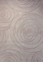 contemporary floral patterned rug SELECTED NATURE : CARVING ART ESPRIT home - Wecon home