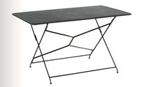 contemporary folding garden table (metal)  HANJEL