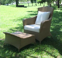 contemporary garden armchair with footstool TF 1110 Nature Corners Co.,Ltd.