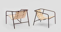 contemporary garden armchair CRATE by Jasper Morrison  Established and sons
