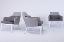 contemporary garden armchair in resin wicker ROBINSON We are Steeve and James