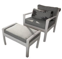 contemporary garden armchair with footstool TF 0813 Nature Corners Co.,Ltd.