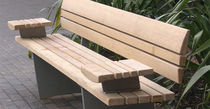 contemporary garden bench in certified wood (FSC-certified) NORFOLK by Wales and Wales BENCHMARK