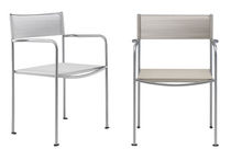 contemporary garden chair with armrests GREEN by Giandomenico Belotti ALIAS