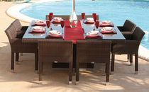 contemporary garden chair with armrests METZ SKY LINE DESIGN