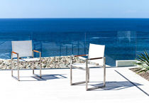 contemporary garden chair with armrests GARDEN COURT Harbour Outdoor