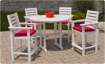 contemporary garden chair with armrests POLYWOOD Outdoor Comforts