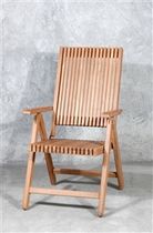 contemporary garden chair with armrests (teak) VICIO BSM