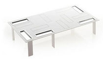 contemporary garden coffee table MILPEUS BYSTEEL