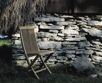 contemporary garden folding chair VIKEN by Gunilla Norin BERGA FORM