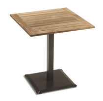 contemporary garden pedestal table ECHO : ART. 982 TEAK PARK LINE