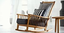 contemporary garden rocking armchair (teak) INOUT 709 by Paola Navone GERVASONI - Contract Division