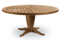 contemporary garden round table (teak) GAUGUIN by John Hutton SUTHERLAND
