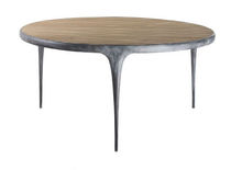 contemporary garden round table FLOW Henry Hall Designs