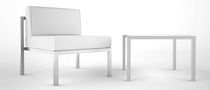 contemporary garden side table (stacking) RIO Axthor Outdoor Furniture