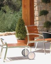 contemporary garden side table LUCCA by Joan Casas INDECASA