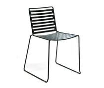 contemporary garden sled base chair NINJA by Emanuel Bengtsson BERGA FORM