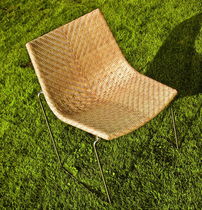 contemporary garden sled base chair CHYLIUM 2 by Tito Agnoli Bonacina Pierantonio